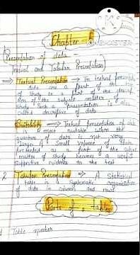 11th economics lesson-5 presentation of data textual and tabular presentation