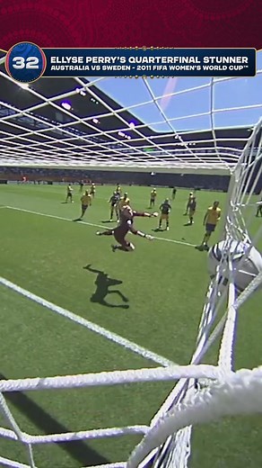 Ellyse Perry's thrilling goal for Australia in the 2011 FIFA Women's World Cup quarterfinals is our 32nd most memorable moment in FIFA Women's World Cup history 🇦🇺 #FIFAwomensworldcup #Australia #Memorablemoment