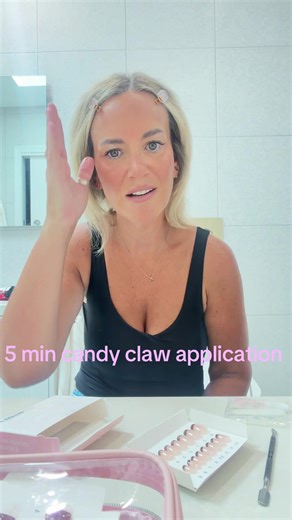 Candy claw application! Running out the door .. Any questions hit me up I’ve been on the candy claw train for 6 months now and I’m never getting off ! 💅💕#pressonnails #nails #fyp #viralnails #candyclaws @candyclawsco