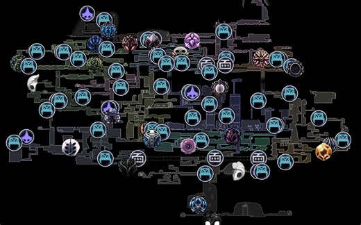 一个全新的空洞骑士互动地图
