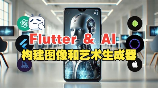 [中文字幕]Flutter & AI：在Flutter中构建图像和艺术生成器应用程序