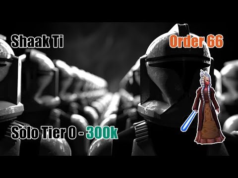 Shaak Ti solo Order 66 raid - 300k SWGoH