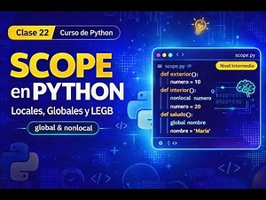 Clase 22 - Scope en Python: variables locales, globales y LEGB