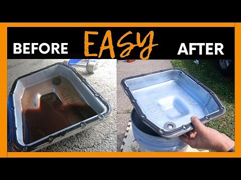 How to Change Transmission Fluid & Filter (Easy Pan Drop) Mercury Grand Marquis Ford Crown Victoria
