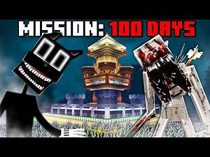 Surviving Minecraft's SCARIEST Horror Mods for 100 DAYS in Hardcore #6... Cartoon Cat & Pale Hound