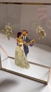 Flower Anniversary Gift, Wedding Painting, Bouquet Preservation, Wedding Portrait,pressed Bouquet Unique Wedding Gifts, 4th Anniversary Gift - Etsy