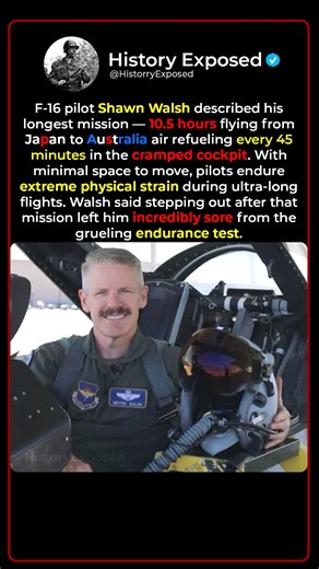 Why Flying Almost 11 Hours In The F-16 Fighter Jet Are Brutal 👀🛩