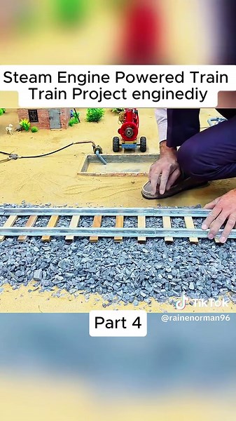Creating a Steam Engine Powered Train