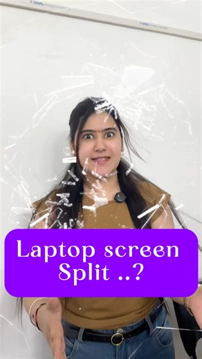 ✅ How to Split you’re screen in laptop #smartphone #computereducation #windows #share #viralreels