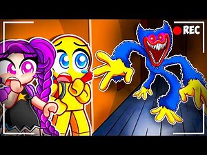 We Caught NIGHTMARE HUGGY WUGGY On Our SECURITY CAMERA In Roblox...