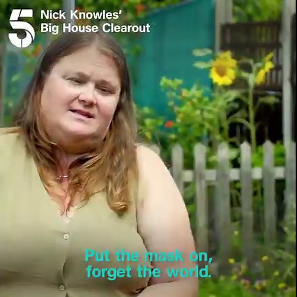 A series of tragedies has led to Cheryl's home needing help. But now, she's ready to turn things around. Nick Knowles' Big House Clearout, tonight at 8pm. | Channel 5