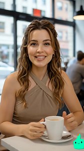 Beautiful coffee shop, Dubai #reelsvideoシ #lyricsvideo #shorts | Ai music Lady