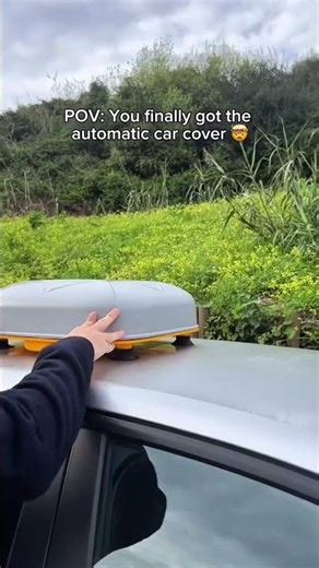 First Automatic Car Cover Deploys in Seconds! 🔥 Anti-Theft Magic