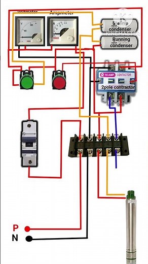 Submersible Starter Wiring #panelwiring