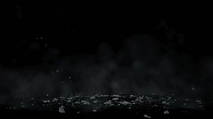 Debris Ground, debris on the ground, Split Debris Particles Explosion on Black Background. Detonation of stones, meteorites or asteroids key, Mining stones fragments, Blasting on ground