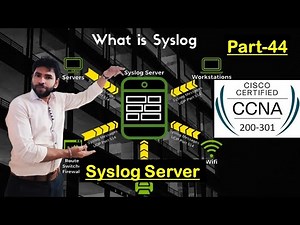 What is Syslog in Hindi |Configuration in cisco router | Network Monitoring | Part-44 |CCNA 200-301
