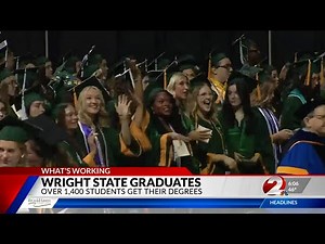 WDTN: Nearly 1,460 students celebrate graduation at Wright State’s spring commencement ceremonies