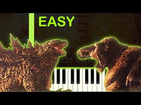 GODZILLA VS KONG - EASY Piano Tutorial
