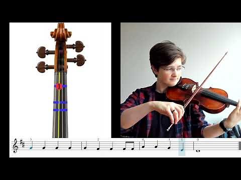Jingle Bells play along (beginner violin)