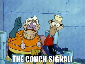 The conch signal!