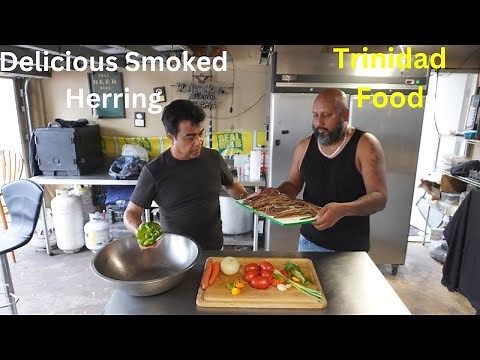 Cooking Delicious Smoked Herring with Rice and Dhal / My Smoked Herring Recipe/ Trinidad food.