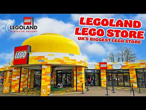 Legoland Lego Store Tour | UK's Biggest Lego Shop (April 2024) [4K]
