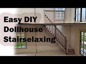 DIY 1/6 Scale Staircase for Dollhouses: Full Assembly Guide