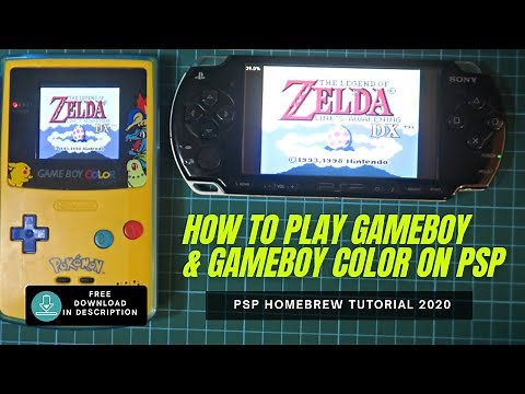 [PSP] How to Play Gameboy Color ROMs Games on Sony PSP | GB & GBC Masterboy Tutorial 2022 ✅