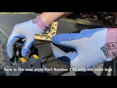 How to replace Hurd part number 141 screen corners