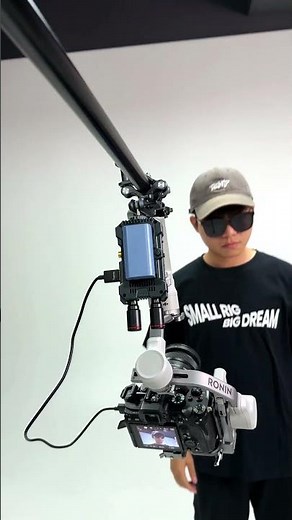 A low-cost and flexible jib setup that easily delivers cinematic shots！ #smallrig