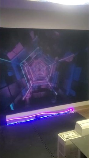 What grey and white projector screens never do display 100% black in a fully lit environment!