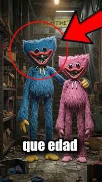 LA EDAD REAL DE LOS JUGUETES EN POPPY PLAYTIME 😨 #poppyplaytime #josativi #shorts #youtube