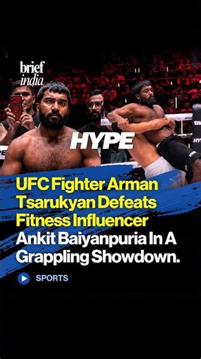 Arman Tsarukyan Defeats Ankit Baiyanpuria in a Submission Grappling Match.