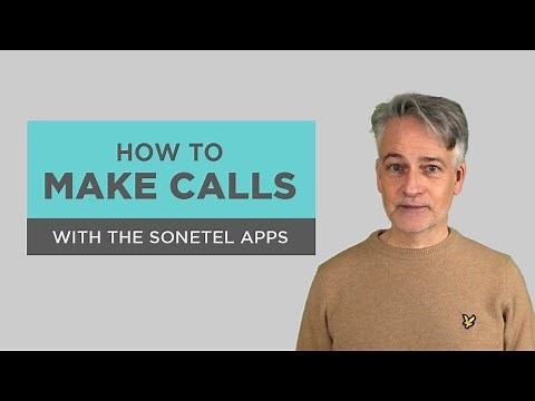 How to make calls with the Sonetel apps