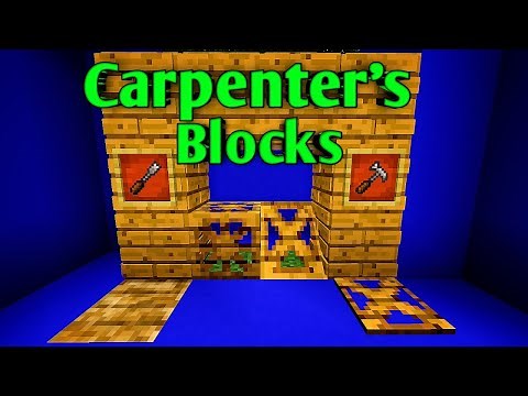 Обзор мода Carpenter's Blocks для маинкрафта 1.12.2 #13