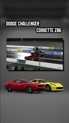 Drag Race | Dodge Challenger Hellcat vs Corvette Z