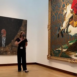 18 reactions | Listen as Associate Curator Lisa Williams discusses Kehinde Wiley’s “Equestrian Portrait of the Count Duke Olivares,” during a recent tour of “30 Americans.” @lisa.at.lisa @kehindewiley #nbmaa #30americans | New Britain Museum of American Art | Facebook