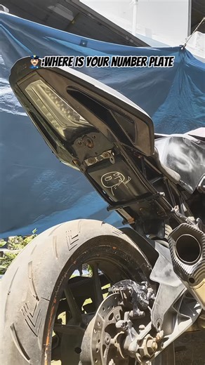 Instagram User on Instagram: "Where's your number plate ❌"