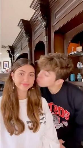 What happens if you kiss your sister on the cheek? 😂￼￼ #shorts