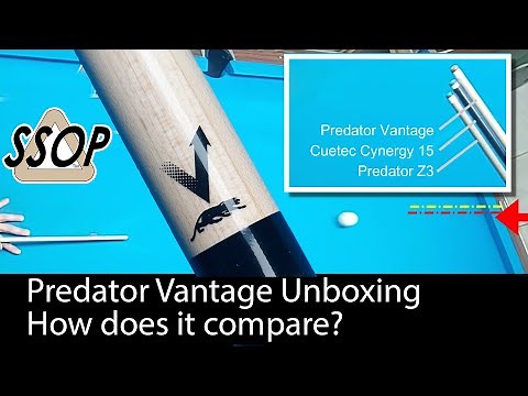 Predator Vantage Pool Cue Shaft, Unboxing, Deflection Test, First Shots