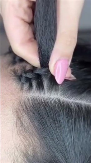 How To Do Protective Ghana Braids The PERFECT Feed-In Method!#shorts#youtube#satisfying#braiding