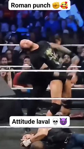 757K views · 27K reactions | Roman punch ✊殺 #fbyシvideo #hilightseveryonefollowers #fbreelsvideo #RomanReignsWWE #romanempire #wwefans #WWENXT #hilights #wwenews #wwesmackdown #RomanReigns #deanambrose | Cütéx Kàìfū | Facebook