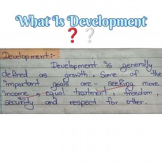 What Is Development ❓ll 10th Economics Chapter 1 Notes ll #shorts #notes