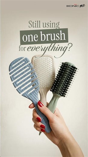 One brush can't do it all. Detangle, style, curl, travel. Meet the Ikonic brush squad. #hairbrush