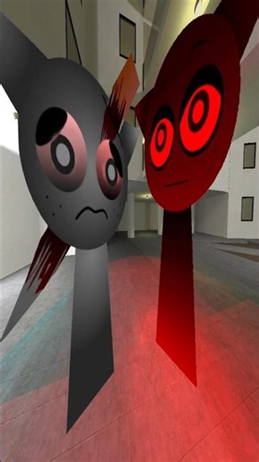 Gray Horrror chases me in Gmod Hotel