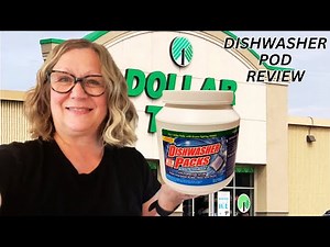 DOLLAR TREE DISHWASHER POD REVIEW #dollartreereview #dollartreefinds #dollartree October 19 2024