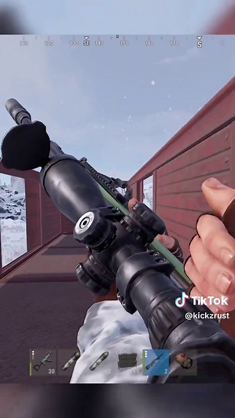 L9 silence in the snow with a pay to win skin was fun #rust #rustgame #rustgameplay