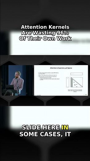 Attention Kernels Are Wasting 96% Of Their Own Work