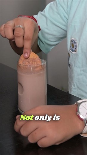 Wanna know my milk secret? 🥛✨ I used to hate plain milk 😖 but the day Mom added Chocolate Jaggery Powder, everything changed! Now every glass tastes like a choco shake 🍫 — no refined sugar, just natural jaggery goodness packed with iron & calcium 💪. Healthy bones, happy taste buds, and no more boring milk! Limited offer: MRP ₹400 | Now ₹375. 👉 Tap Shop Now and make every glass magical. | Jagwonder