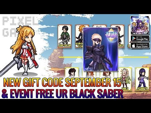Pixel Battle | New Redeem Code September 15 | Event Free UR Black Saber